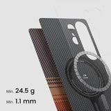Husa compatibila cu Galaxy S25, MagSafe/Magnetic, aramid