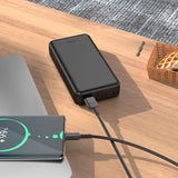 Baterie externa Hoco J100A pentru 20000 mAh, 15W, Neagra