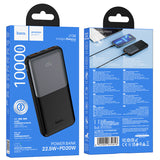 Baterie externa HOCO Sirui J136 10000 mAh 22.5W PD QC, Neagra