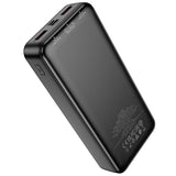 Baterie externa HOCO J136A Sirui pentru telefon, 20000 mAh, 22.5W, PD, QC, Neagra