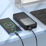 Baterie externa HOCO J136A Sirui pentru telefon, 20000 mAh, 22.5W, PD, QC, Neagra