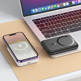 Baterie externa HOCO 10000 mAh, 20W, Wireless, Magnetica, Neagra
