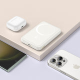 Baterie externa HOCO 10000 mAh, 20W, Wireless, Magnetica, Neagra