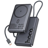 Baterie externa HOCO Q44 Origen 10000 mAh, Wireless Magnetic, 20W, Gri