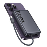 Baterie externa HOCO Q44 Origen 10000 mAh, Wireless Magnetic, 20W, Gri