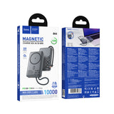 Baterie externa HOCO Q44 Origen 10000 mAh, Wireless Magnetic, 20W, Gri