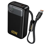 Baterie externa Hoco Q53 12000 mAh 65W, Neagra