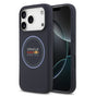 Husa silicon lichid pentru Apple iPhone 17 Pro, Red Bull, MagSafe, Inel albastru, Albastră