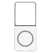 Husa tip carte OEM compatibila cu Galaxy Z Flip 7, MagSafe/Magnetic, policarbonat, Transparent