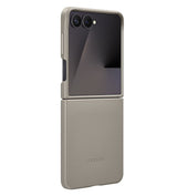 Husa tip carte compatibila cu Galaxy Z Flip 7, piele vegana