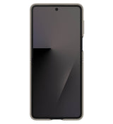 Husa tip carte compatibila cu Galaxy Z Flip 7, piele vegana