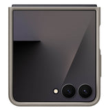 Husa tip carte compatibila cu Galaxy Z Flip 7, piele vegana