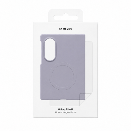 Husa silicon cu magnet pentru Samsung Galaxy Z Fold 8, Violet