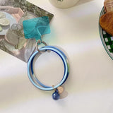 Accessory, Wristband, Keychain Silicone Flexi 3-bands, Blue
