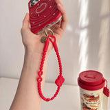 Accessory, Wristband, Keychain Silicone Flower, Blue