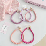 Accessory, Wristband, Keychain Silicone Pearl Charm, Blue