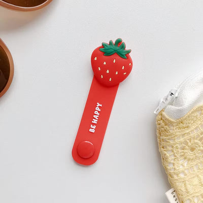 Organizator cablu casti Silicone pixie , capsuna