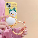 Accessory, Wristband, Keychain Silicone Silky Ring, Yellow Duck
