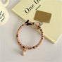 Accessory, Wristband, Keychain Silicone Silky Ring, Brown Butterfly