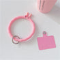 Accessory, Wristband, Keychain Silicone Silky Ring, Pink Bunny