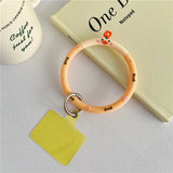 Accessory, Wristband, Keychain Silicone Silky Ring, Yellow Duck