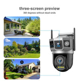 Camera supraveghere exterior Smart PTZ Wi-Fi 4MP V380 Pro - SC23-W
