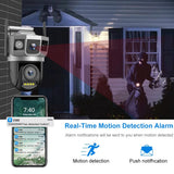 Camera supraveghere exterior Smart PTZ Wi-Fi 4MP V380 Pro - SC23-W