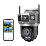 Camera supraveghere exterior Smart PTZ Wi-Fi 4MP V380 Pro - SC23-W