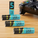 Smartoools Battery AA 1.5V reincarcabila USB-C, 2200mWh - 4 pcs.
