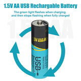 Smartoools Battery AA 1.5V reincarcabila USB-C, 2200mWh - 4 pcs.