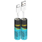 Smartoools Battery AA 1.5V reincarcabila USB-C, 2200mWh - 2 pcs.