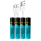 Smartoools Battery AAA 1.5V reincarcabila USB-C, 660mWh - 4 pcs.
