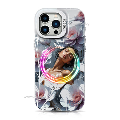 Husa telefon pentru Apple iPhone 17 Air, MagSafe, Flower Girl