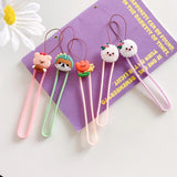 Accessory, Wristband, Keychain Soft Rope, Orange Flower