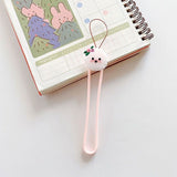 Accessory, Wristband, Keychain Silicone Silky Ring, Pink Pudel