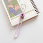 Accessory, Wristband, Keychain Soft Rope, Purple Flower
