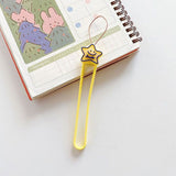 Breloc silicon Silky Ring, model Stea Alba