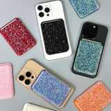 Husa tip carte compatibila cu iPhone 13, iPhone 13 Pro, MagSafe/Magnetic, Piele, Alb