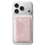 Husa tip carte compatibila cu iPhone 13, iPhone 13 Pro, MagSafe/Magnetic, Piele, Alb