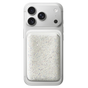 Husa tip carte compatibila cu iPhone 13, iPhone 13 Pro, MagSafe/Magnetic, Piele, Alb