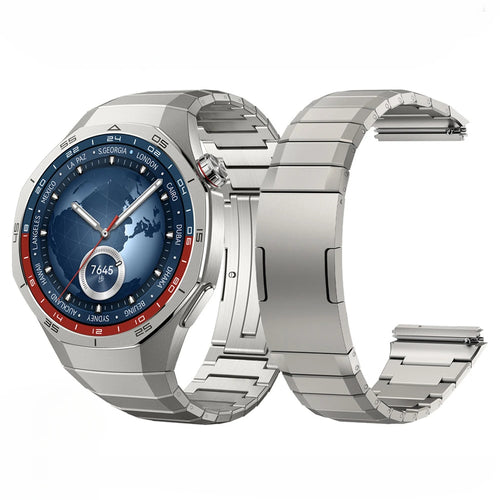 Curea otel inoxidabil compatibila cu Huawei Watch GT5 Pro 46mm, Argintiu