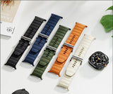 Curea silicon compatibila cu Samsung Watch Ultra 47mm, Alb
