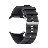 Curea silicon compatibila cu Samsung Watch Ultra 47mm, Alb