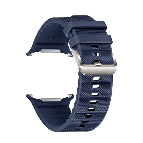 Curea silicon compatibila cu Samsung Watch Ultra 47mm, Alb