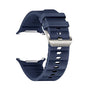 Curea silicon compatibila cu Samsung Watch Ultra 47mm, Alb