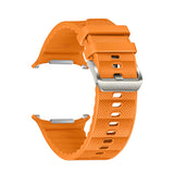 Curea silicon compatibila cu Samsung Watch Ultra 47mm, Alb