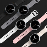 Curea silicon compatibila cu Samsung Watch 8, Samsung Watch 8 Classic, Alb