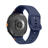 Curea silicon compatibila cu Samsung Watch 8, Samsung Watch 8 Classic, Alb