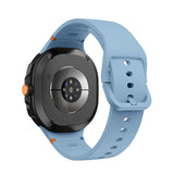 Curea silicon compatibila cu Samsung Watch 8, Samsung Watch 8 Classic, Alb