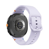 Curea silicon compatibila cu Samsung Watch 8, Samsung Watch 8 Classic, Alb